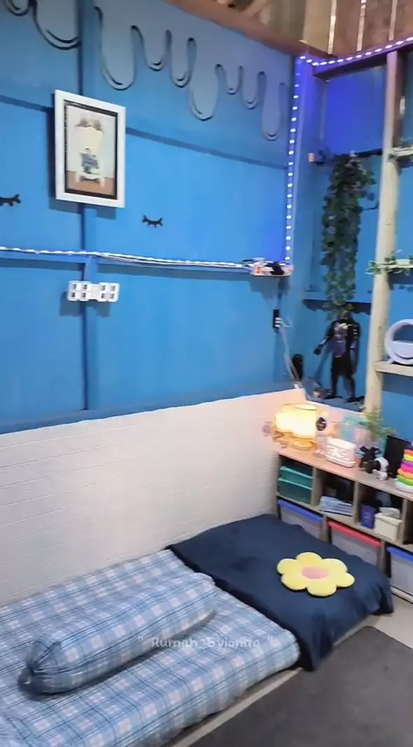rumah kontrakan beratap seng homey © TikTok rumah kontrakan beratap seng homey © TikTok