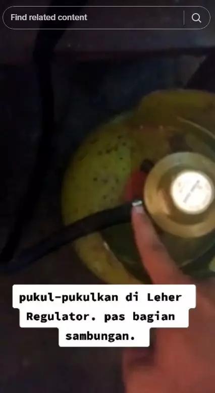 trik atasi tabung gas mampet yang bikin api kompor tak menyala © TikTok trik atasi tabung gas mampet yang bikin api kompor tak menyala © TikTok