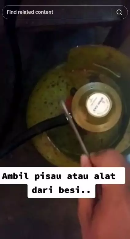 trik atasi tabung gas mampet yang bikin api kompor tak menyala © TikTok trik atasi tabung gas mampet yang bikin api kompor tak menyala © TikTok