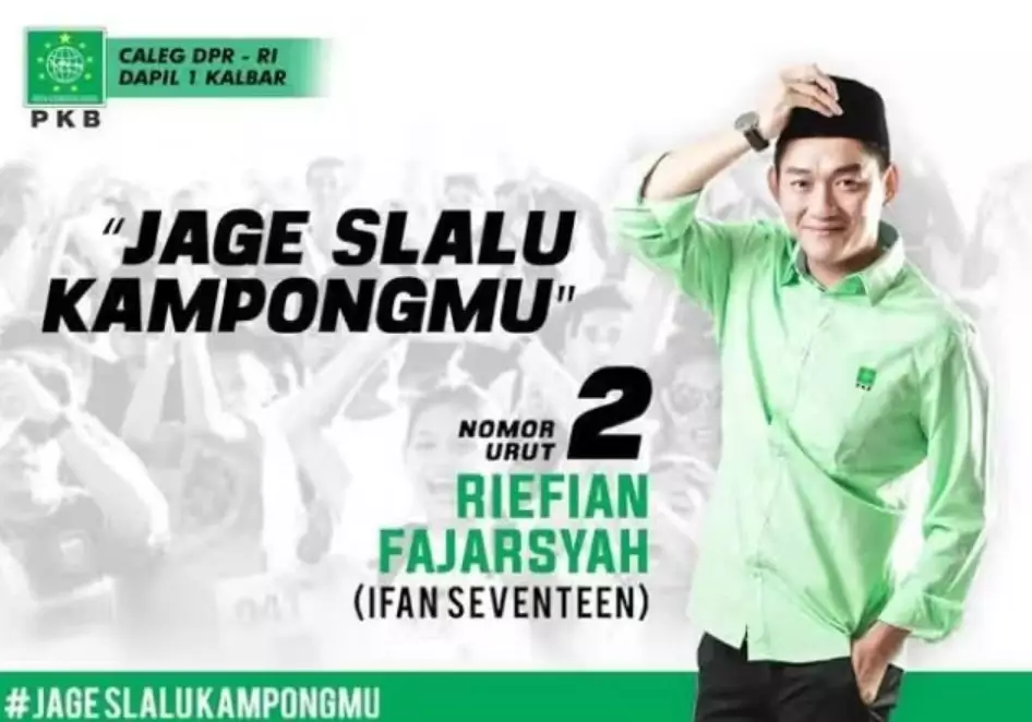 Perjalanan karier politik Ifan Seventeen © Instagram