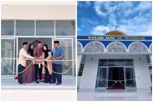 Terharunya Shandy Purnamasari istri Juragan99 beri kado masjid untuk ibunya, ini 9 momen peresmiannya