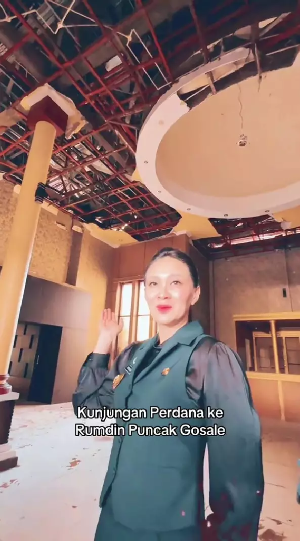 rumah dinas Gubernur Sherly Laos © TikTok rumah dinas Gubernur Sherly Laos © TikTok