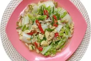 Resep tumis sawi putih telur, menu sahur simpel dan bergizi