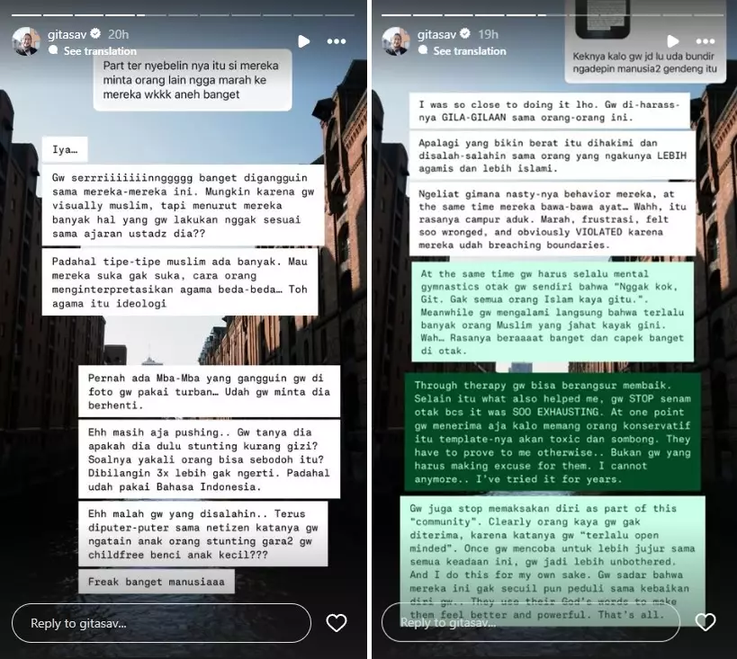 gitasav stres diceramahi soal childfree © 2025 Instagram gitasav stres diceramahi soal childfree © 2025 Instagram