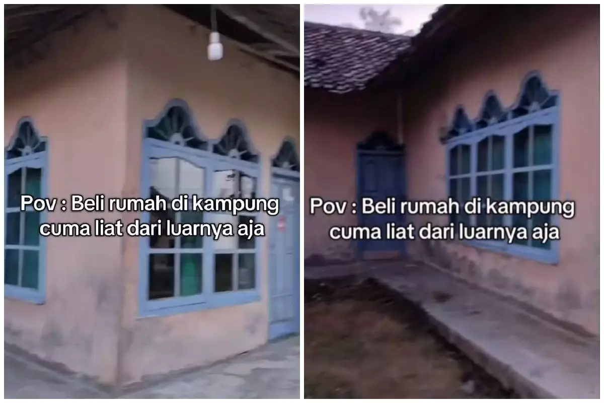 Wanita ini beli rumah di kampung tanpa cek dalamnya, 11 potret kondisinya di luar nurul bikin syok