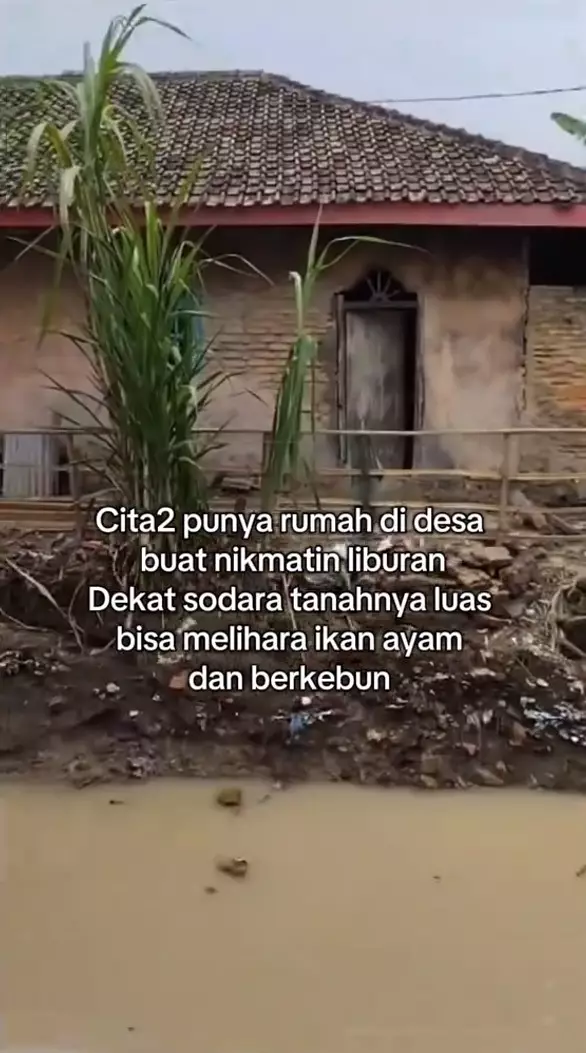 beli rumah di kampung tanpa cek dalamnya © TikTok