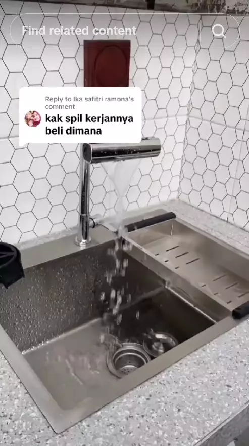 bikin dapur rumah subsidi tuai cibiran © TikTok bikin dapur rumah subsidi tuai cibiran © TikTok