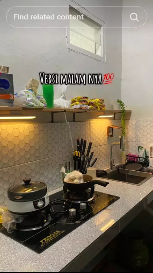 bikin dapur rumah subsidi tuai cibiran © TikTok bikin dapur rumah subsidi tuai cibiran © TikTok