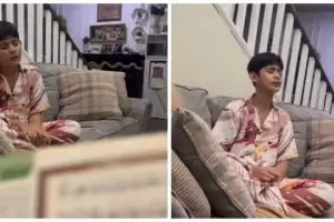 6 Potret King Faaz murojaah hafalan Al-Qur'an usai sahur, banjir pujian