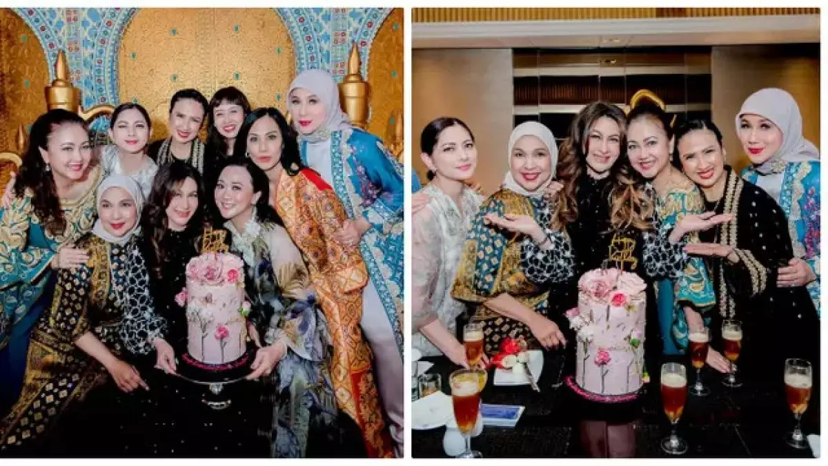 6 Potret Diana Pungky rayakan ultah ke-51 bareng artis senior, bikin netizen nostalgia era 90-an