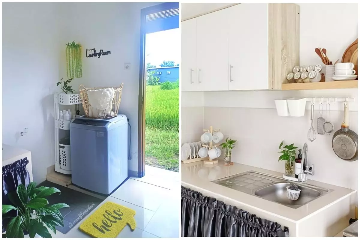 Mepet sawah bergaya minimalis tanpa kitchen set, 11 potret dapur ini tetap homey dan visualnya mewah