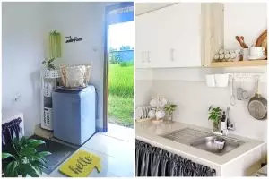 Mepet sawah bergaya minimalis tanpa kitchen set, 11 potret dapur ini tetap homey dan visualnya mewah