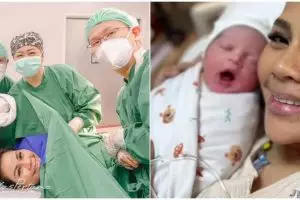 7 Momen haru Nana Ricardo melahirkan setelah 16 tahun menanti, ungkap arti nama sang anak