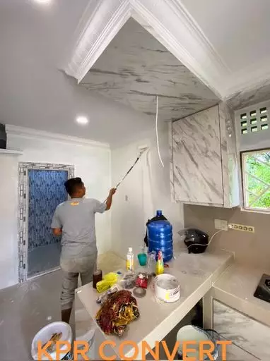 Lahan kosong penuh rumah KPR disulap jadi dapur estetik TikTok Lahan kosong penuh rumah KPR disulap jadi dapur estetik TikTok