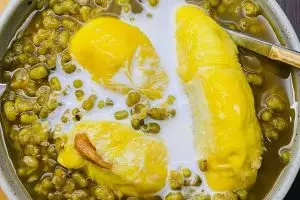 Resep bubur kacang hijau durian, takjil manis dan gurih untuk berbuka