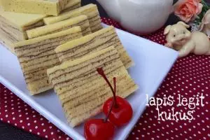 Resep lapis legit kukus, kue takjil lembut dan harum