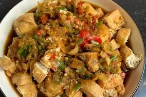 Resep tahu gejrot gurih manis, lezat dan praktis dibuat