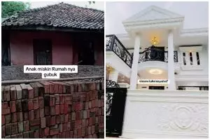 Dihina miskin rumah reyot, wanita ini pamer hunian bak istana di kampung hasil ngonten, 11 potretnya