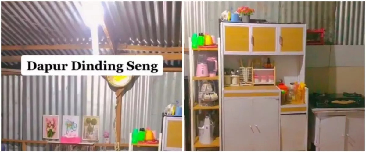 Definisi kerapian bukan soal kemewahan, 7 potret dapur dinding tanpa kitchen set ini sedap dipandang