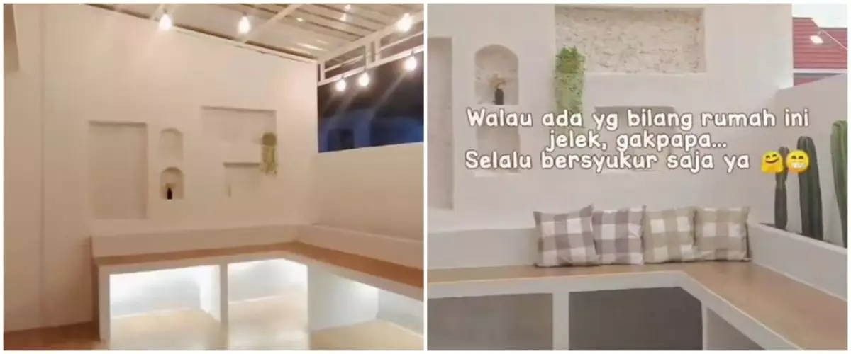Pengen renovasi teras rumah subsidi tapi budget Rp 17 juta, potret hasilnya bak hotel bintang lima