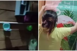 Renovasi cuma habis Rp 1 juta, 7 potret makeover kamar mandi dinding kayu ini hasilnya bikin takjub