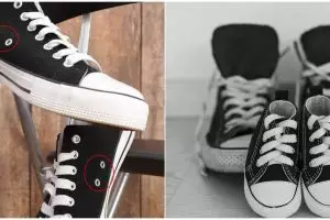 Bukan sekadar fashion, Ini fungsi tersembunyi lubang kecil di sepatu Converse