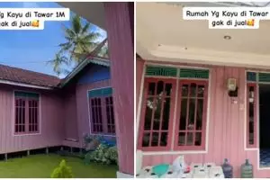 Rumah bilik kayu tampak sederhana ini ditawar Rp 1 miliar tapi ditolak, begini 9 potret dalamnya