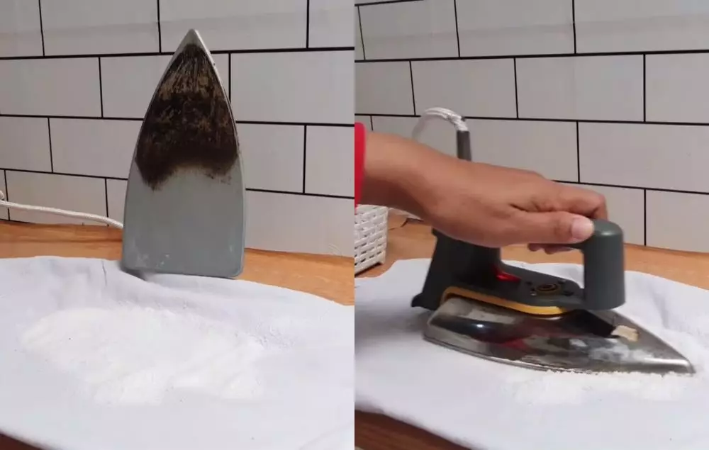 hilangkan kerak gosong setrika tambah 1 bahan masak © berbagai sumber