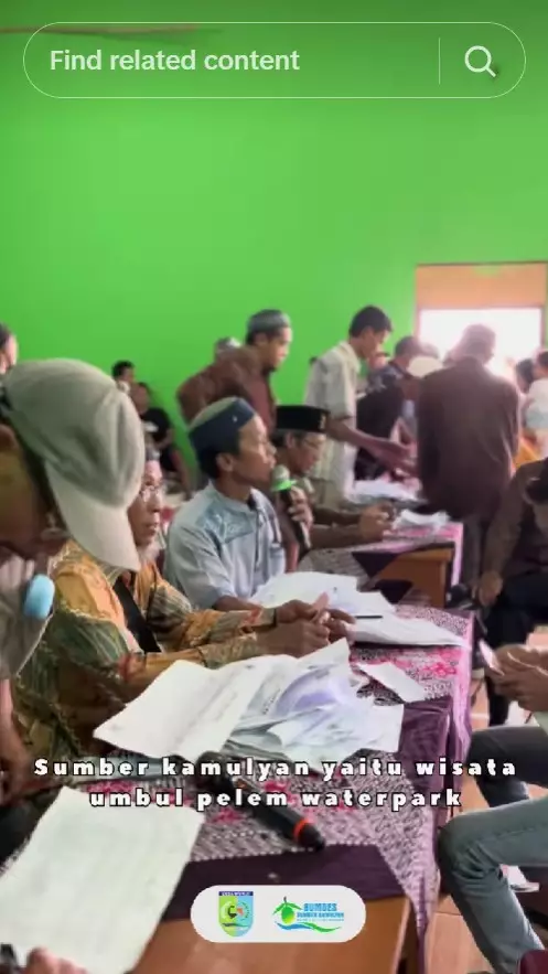 Desa ini beri THR untuk semua warganya  © TikTok