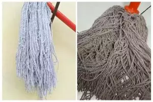 Trik simpel memutihkan kain pel dekil tanpa dikucek baking soda, pakai 3 bahan dapur