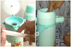 Trik mudah memperbaiki termos bocor cuma pakai 2 alat sederhana, bikin air kembali awet panas