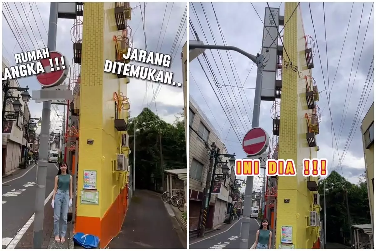 9 Potret rumah setipis kartu ini interiornya bikin heran, sesaknya langsung terasa