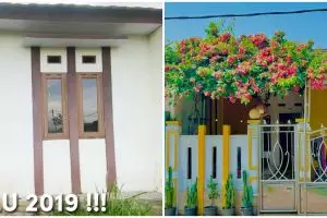 Dibilang norak gegera huniannya serba kuning, 11 potret makeover rumah subsidi ini bikin pangling