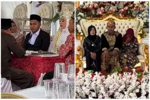 Pria ini ditinggal istri usai akad nikah, saat resepsi cuma didampingi keluarga, kisahnya haru pol
