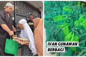 Bukti dermawannya Ivan Gunawan, bagi-bagi sembako ke tetangga saat Ramadan, ini 6 potretnya
