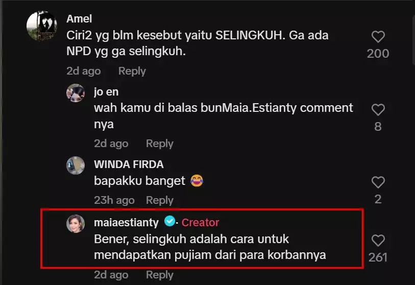 Maia Estianty jadi korban orang NPD © TikTok