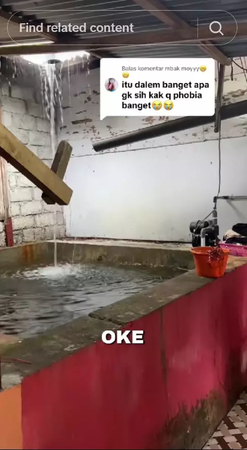 Wanita ini punya rumah sekelilingnya kuburan © TikTok