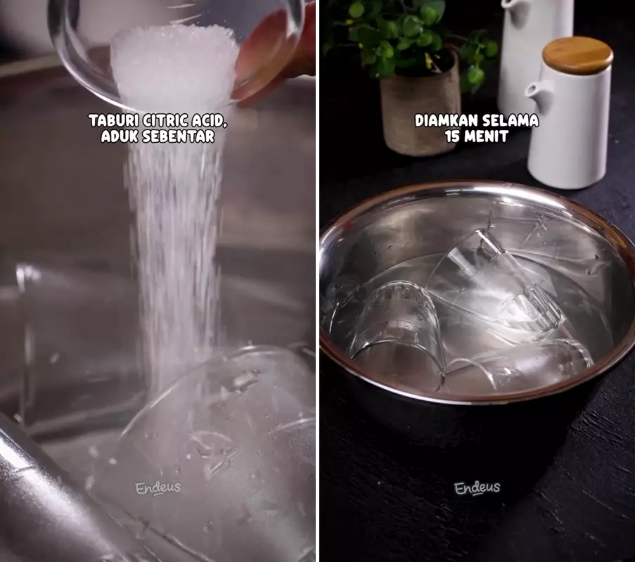 cuci gelas kusam pakai citrun  © 2025 TikTok