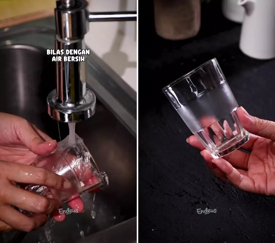 cuci gelas kusam pakai citrun  © 2025 TikTok