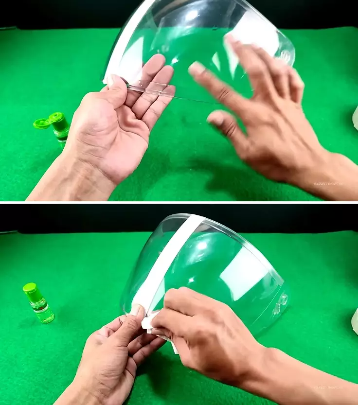 bersihkan mika helm pakai minyak kayu putih © 2025 YouTube