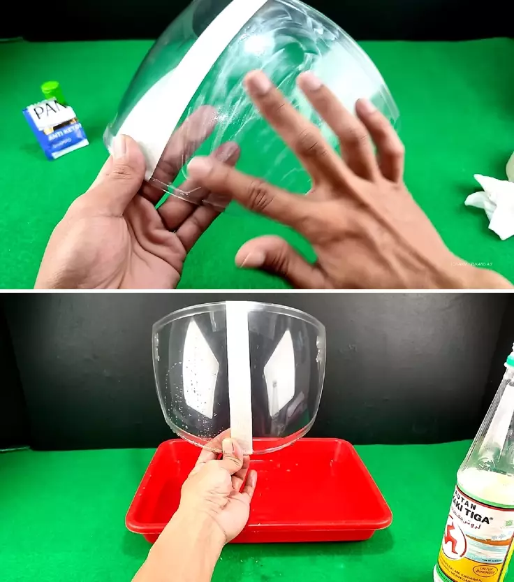 bersihkan mika helm pakai minyak kayu putih © 2025 YouTube