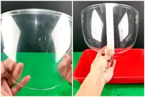 Trik bersihkan mika helm buram agar tetap kinclong saat kena hujan, modal bahan cuma Rp6 ribuan