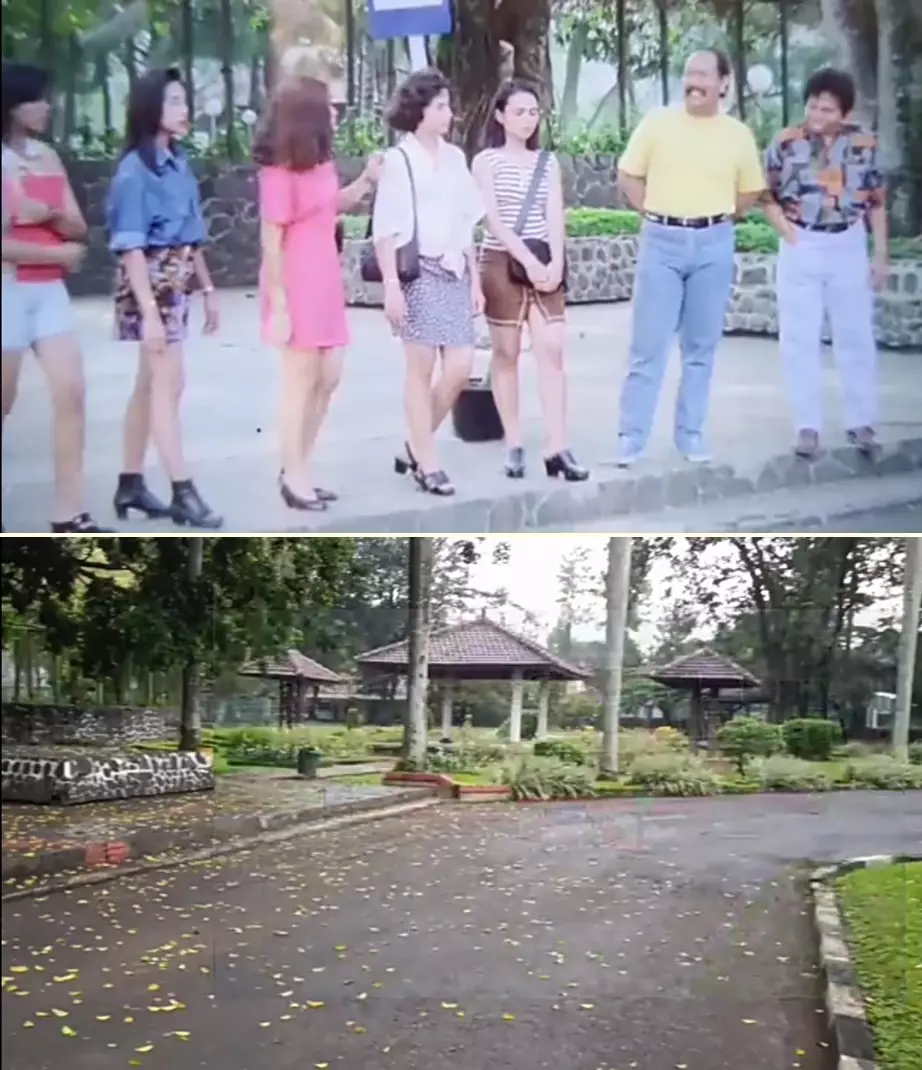 lokasi syuting Warkop DKI dulu dan kini © YouTube