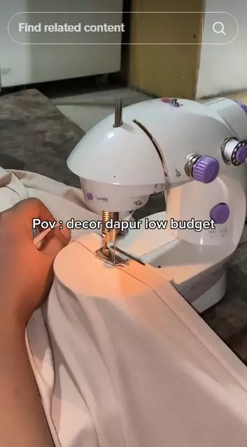 makeover low budget dapur atap seng © TikTok