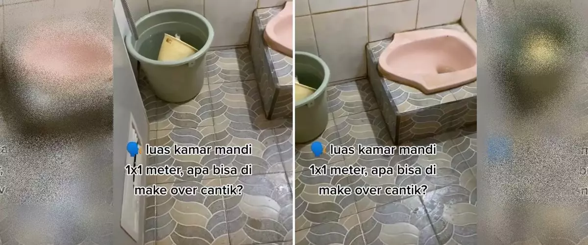 Transformasi kamar mandi 1x1 meter disulap jadi mewah ini bikin melongo, mirip kamar mandi hotel