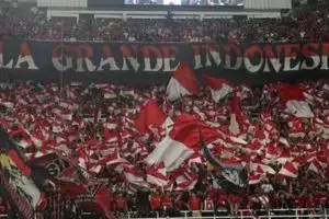 Indonesia tekuk Bahrain 1-0, begini potret sangarnya koreo Garuda bakar semangat Timnas di Stadion GBK