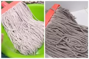 Trik mencuci kain pel dekil kusam agar putih lagi tak perlu direndam semalaman, tambah 3 bahan dapur