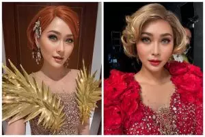 Sering makeup berbulu mata cetar, ini 9 potret bare face Inul Daratista, kulit glowing jadi sorotan