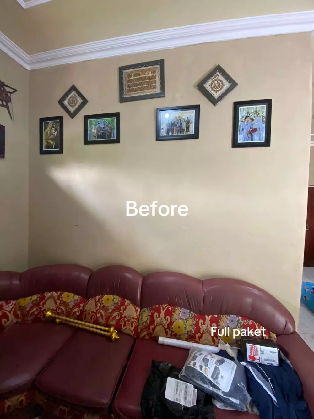 Renovasi rumah low budget modal 3 juta © TikTok