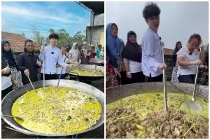 Tak kapok konten masak di Palembang dikritik, Willie Salim kini masak besar lagi, ini 9 momennya